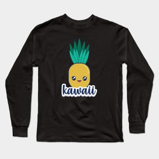 Cute Kawaii Fruit Pineapple Long Sleeve T-Shirt